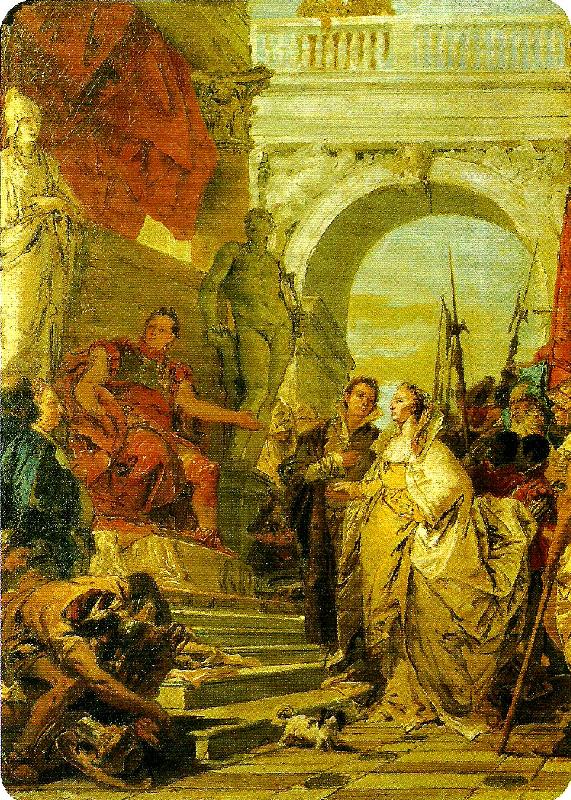 Giovanni Battista Tiepolo scipios adelmod oil painting picture